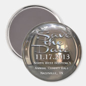 Glimmer Bewaar de Datummagneet Magneet (Voorkant / Achterkant)