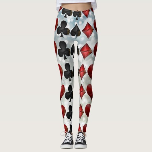 Glimmer Design die Kaart spelen - Afdrukken - Legg Leggings (Voorkant)