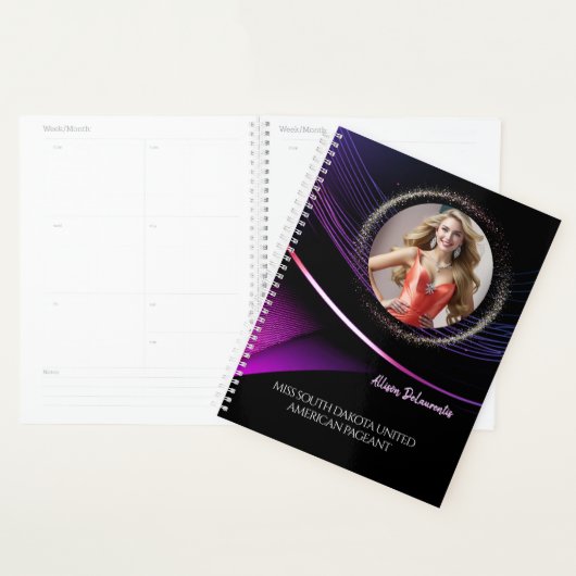 Glimmer Dust Custom Pageant Calendar Planner (Display)