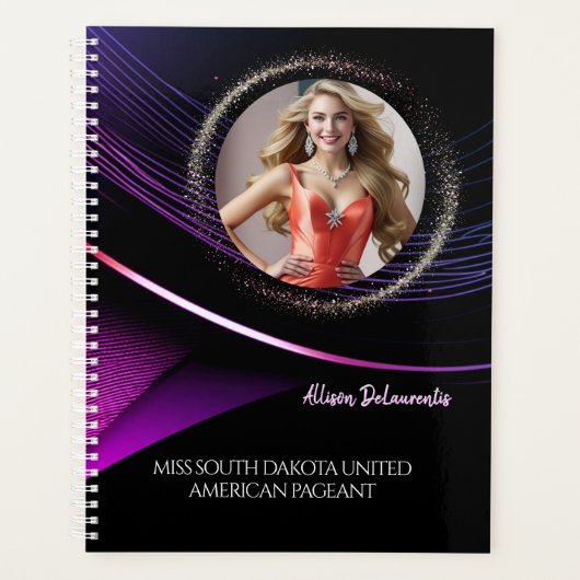 Glimmer Dust Custom Pageant Calendar Planner (Voorkant)