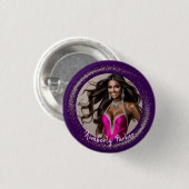 Glimmer Dust Pageant Button (Voorkant /achterkant)