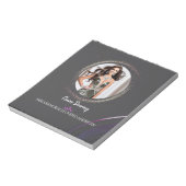 Glimmer Dust Titleholder Photo Notepad Notitieblok (Linkerzijde)