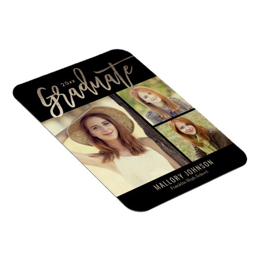 Glimmer Editable Color Afstuderen Magnet Magneet (Rechterzijde)