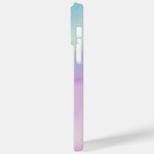 Glimmer en glans: Faux Iridescent iPhone Case (Achterkant / Links)