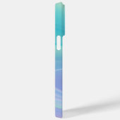 Glimmer en glans: Faux Iridescent iPhone Case (Achterkant / Rechts)