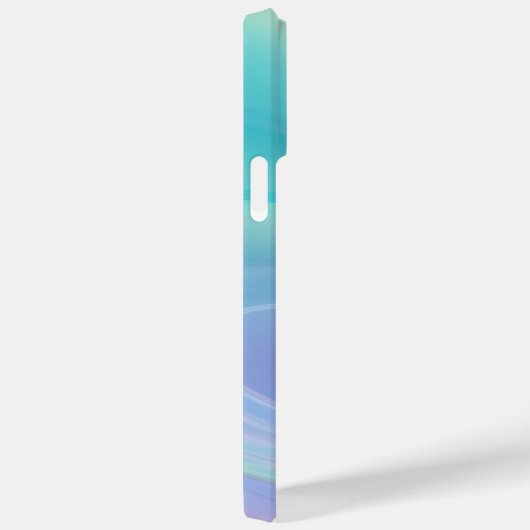 Glimmer en glans: Faux Iridescent iPhone Case (Achterkant / Rechts)