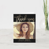 Glimmer geborsteld Afstuderen Hartelijk dank Bedankkaart (Voorkant)