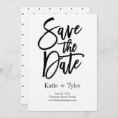 Glimmer geborsteld sparen de Kaart Datum (Voorkant / Achterkant)