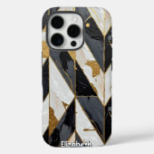 Glimmer gebroken: gouden aderen Case-Mate iPhone case (Achterkant)
