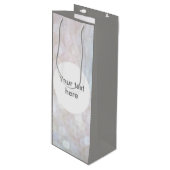 Glimmer licht Grijze witte wijn Wijn Cadeautas (Voorkant Gekanteld)
