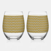 Glimmer liefde wijnglas zonder voet (Links)