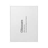 Glimmer-notitieboek Notitieblok (Linkerzijde)