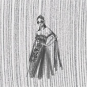 Glimmer Tech couture. Sticker (Voorkant)