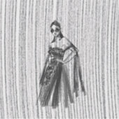 Glimmer Tech couture. Sticker (Voorkant)