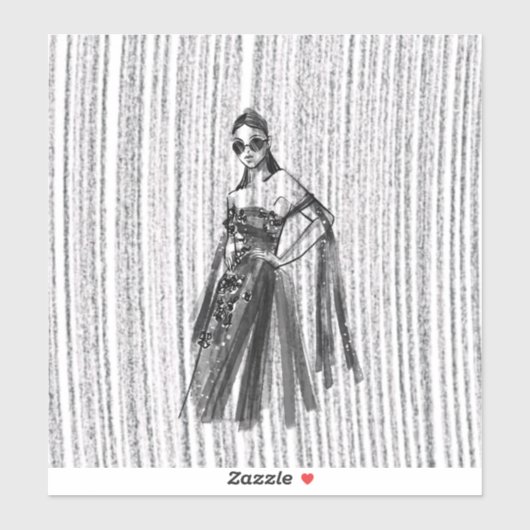 Glimmer Tech couture. Sticker (Vel)