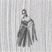 Glimmer Tech couture. Sticker (Voorkant)