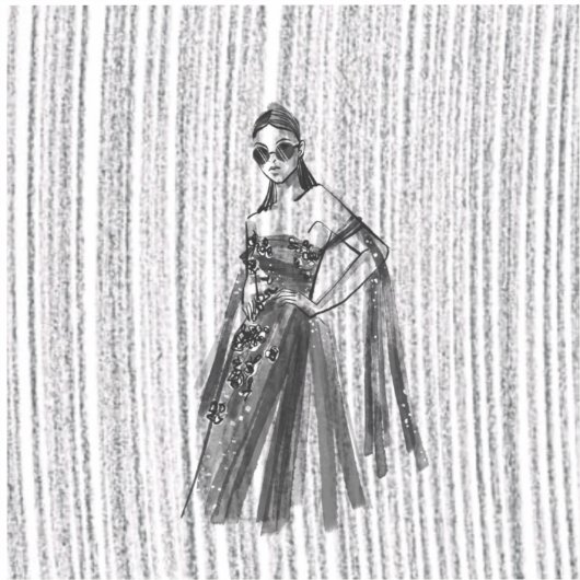 Glimmer Tech couture. Sticker (Voorkant)