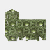 Glimmerbos Groene en Zwarte Vlinder Bedankdoosjes (Uitgevouwen)