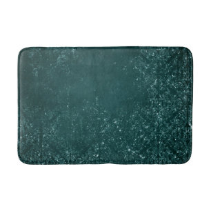 Glimmerende Blauwgroen Grunge   Rich Green Glam Da Badmat
