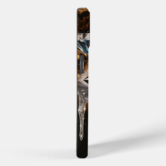 GLIMMERENDE DIAMANT TELEFOONHOESJE GEPERSONALISEER Case-Mate iPhone CASE (Achterkant / Rechts)