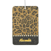 Glimmerende dierenprint met sprankelende accenten luchtverfrisser (Voorkant)