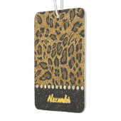 Glimmerende dierenprint met sprankelende accenten luchtverfrisser (Links)