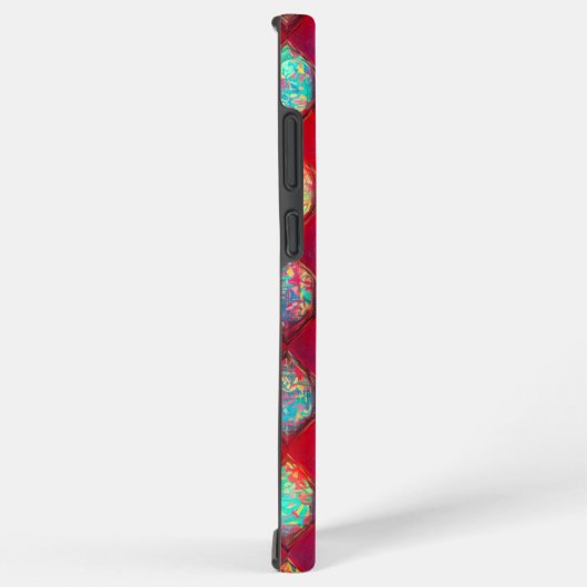 Glimmering Gemstone Quilted Phone Case Samsung Galaxy Hoesje (Rechterkant)