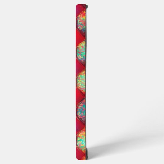 Glimmering Gemstone Quilted Phone Case Samsung Galaxy Hoesje (Linkerkant)