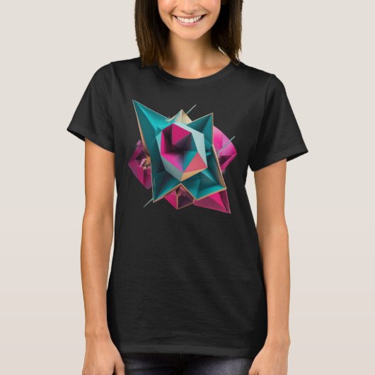 Glimmering Rose Radiance T-shirt (Voorkant)