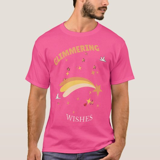 Glimmering Wishes Shooting Starss Present T-shirt (Voorkant)