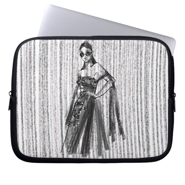 GlimmerTech Couture Laptop Sleeve (Voorkant)