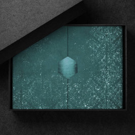 Glimmery Blauwgroen Grunge | Rich Dark Green Glam  Tissuepapier