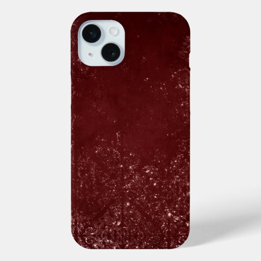 Glimmery Henna Grunge | Rich Blood Red Glam Damask Case-Mate iPhone Case (Achterkant)