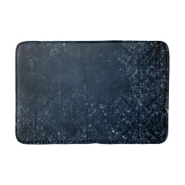 Glimmery Navy Grunge | Donker saffierblauw damast Badmat