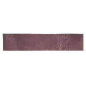 Glimmery Wine Grunge | Sangria Bordeaux Damask Korte Tafelloper (Horizontaal)