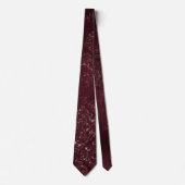 Glimmery Wine Grunge | Sangria Bordeaux Damask Stropdas (Voorkant)
