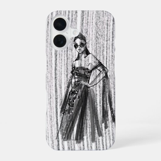 "GlimmrTech Couture" iPhone 16 Hoesje (Achterkant)