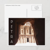 glimp van het klooster petra briefkaart (Voorkant / Achterkant)