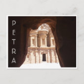 glimp van het klooster petra briefkaart (Voorkant)