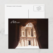 glimp van het klooster petra briefkaart (Voorkant / Achterkant)