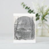 Glimpen van de Animate World - Beaver Dam Briefkaart (Staand voorkant)