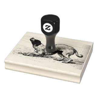 Glimpen van de Animate World: Hond Rubberstempel