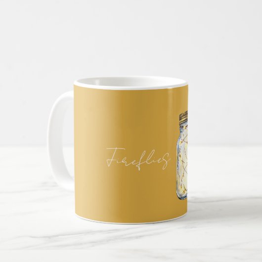 Glimwormpjes Pot Koffiemok (Voorkant links)