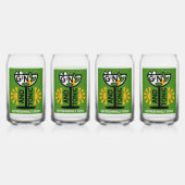 glin en tonische kunst blikvorm glas (Achterkant)