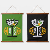 glin en tonische kunst hangend wandkleed (Dubbel)