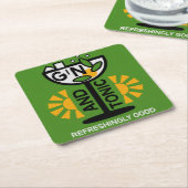  glin en tonische kunst kartonnen onderzetters (Schuin)