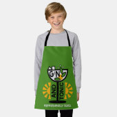 glin en tonische kunst schort (Gedragen)