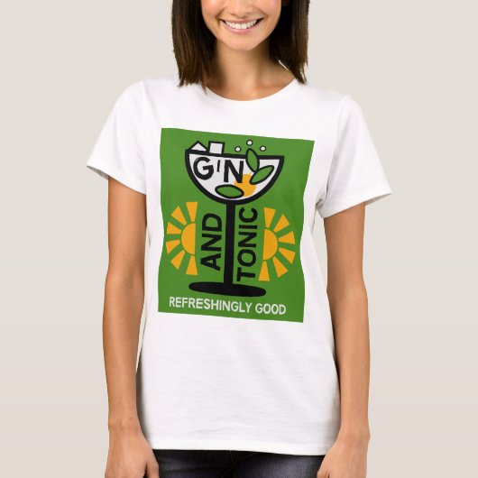  glin en tonische kunst t-shirt (Voorkant)