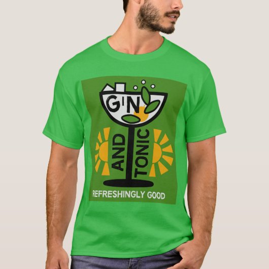  glin en tonische kunst t-shirt (Voorkant)