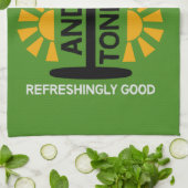  glin en tonische kunst theedoek (Gevouwen)